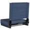 Emma and Oliver 500 lb. Rated Lightweight Stadium Chair with Handle & Ultra-Padded Seat
